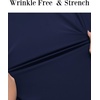 COOFANDY Stretch Mens Dress Shirts Wrinkle Free Long Sleeve Dress Shirt Muscle Fit Button Down Shirt(Deep Blue)