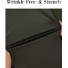 COOFANDY Stretch Mens Dress Shirts Wrinkle Free Long Sleeve Dress Shirt Muscle Fit Button Down Shirt(Olive Green)