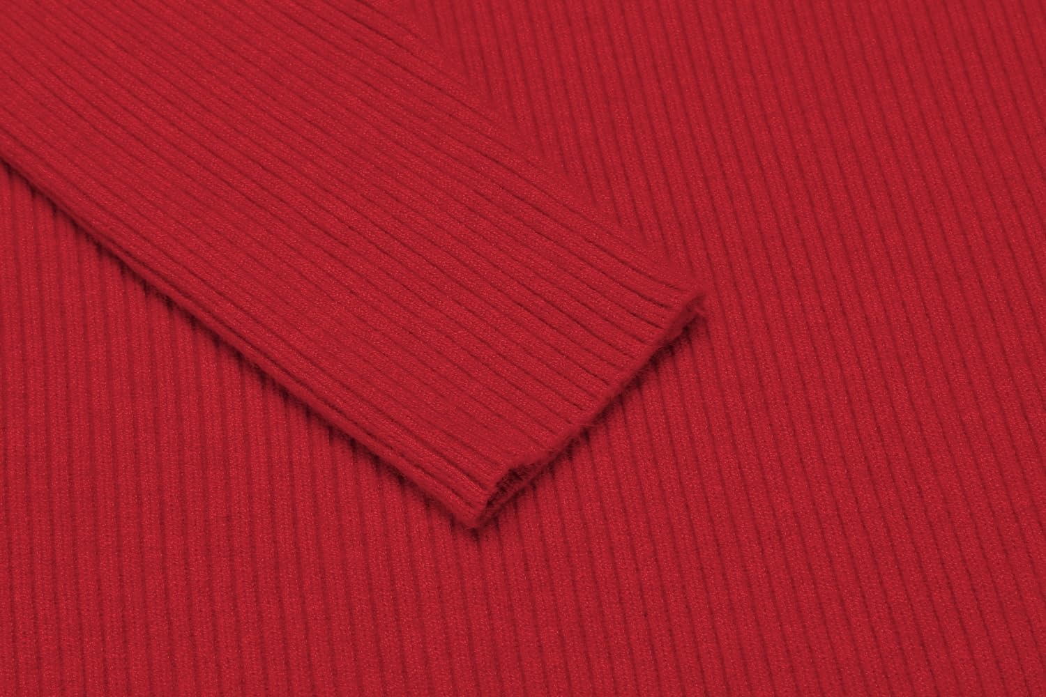 image:imageCOOFANDY Mens Ribbed Slim Fit Knitted Pullover Casual Turtleneck Sweater Premium antishrink knit turtleneck Soft warm amp stretchyperfect for casual work or outdoor wear in fallwinterRed