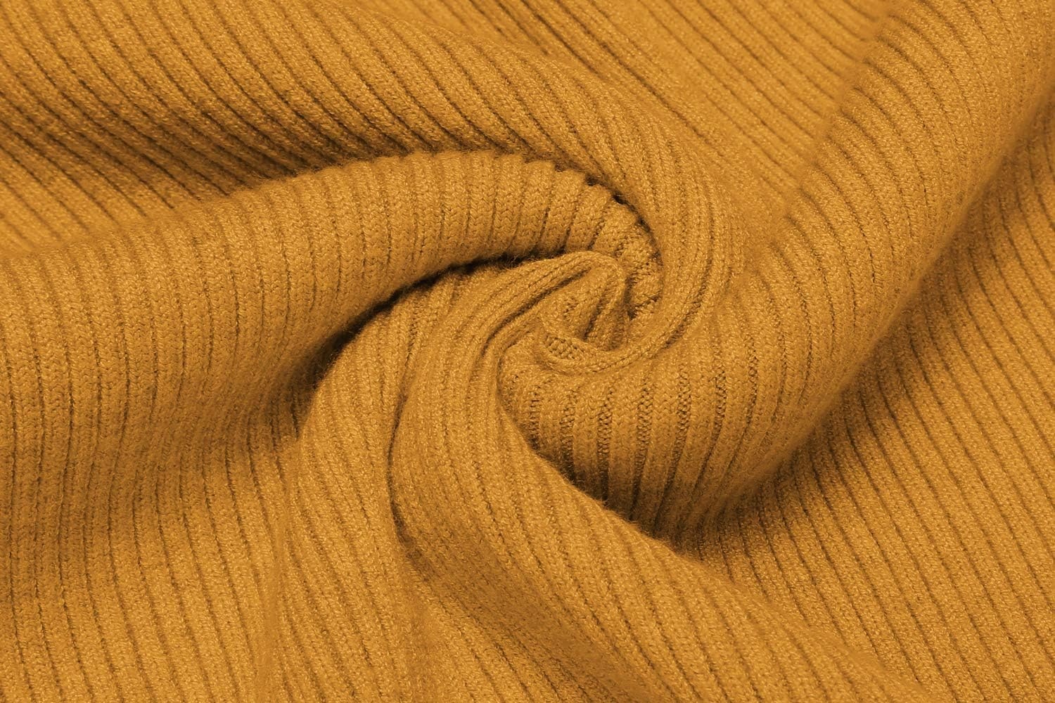 image:imageCOOFANDY Mens Ribbed Slim Fit Knitted Pullover Casual Turtleneck Sweater Premium antishrink knit turtleneck Soft warm amp stretchyperfect for casual work or outdoor wear in fallwinterYellow
