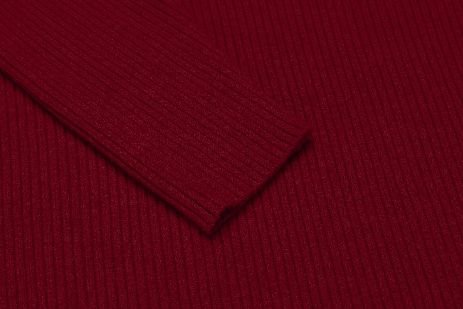 image:imageCOOFANDY Mens Ribbed Slim Fit Knitted Pullover Casual Turtleneck Sweater Premium antishrink knit turtleneck Soft warm amp stretchyperfect for casual work or outdoor wear in fallwinterWine Red