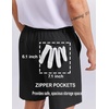 COOFANDY Men Casual Shorts 7″ Stretch Quick Dry Golf Shorts with 4 Pockets | Flat Front, Back Elastic Waistband, Button Closure, Moisture Wicking, Comfy, Lightweight Shorts Dress for Hiking Work Running(Black)