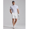 COOFANDY Men Casual Shorts 7″ Stretch Quick Dry Golf Shorts with 4 Pockets | Flat Front, Back Elastic Waistband, Button Closure, Moisture Wicking, Comfy, Lightweight Shorts Dress for Hiking Work Running(White)