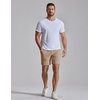 COOFANDY Men Casual Shorts 7″ Stretch Quick Dry Golf Shorts with 4 Pockets | Flat Front, Back Elastic Waistband, Button Closure, Moisture Wicking, Comfy, Lightweight Shorts Dress for Hiking Work Running(Khaki)