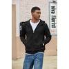 COOFANDY Men Full Zip Hoodie Fleece Zipper Sweatshirt Casual Hooded Jacket | Llightweight fleece-Lined and Zipper, Versatile Drawstring Hood, 2026 Fall Fashion Streetwear, Casual, Gym, Outdoor Jacket(Black)