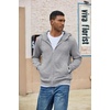 COOFANDY Men Full Zip Hoodie Fleece Zipper Sweatshirt Casual Hooded Jacket | Llightweight fleece-Lined and Zipper, Versatile Drawstring Hood, 2026 Fall Fashion Streetwear, Casual, Gym, Outdoor Jacket(Light Grey)