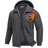 COOFANDY Men Full Zip Hoodie Fleece Zipper Sweatshirt Casual Hooded Jacket | Llightweight fleece-Lined and Zipper, Versatile Drawstring Hood, 2026 Fall Fashion Streetwear, Casual, Gym, Outdoor Jacket(Dark Grey)