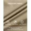COOFANDY Mens Athletic Shorts 7″ Quick Dry Stretch Gym Workout Shorts | Classic 7 Inch Inseam, Functional Side Pockets and Back Zipper Pocket, Moisture Wicking, Active Fitness Training Sportswear(Light Khaki/Light Grey)