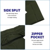 COOFANDY Mens Athletic Shorts 7″ Quick Dry Stretch Gym Workout Shorts | Classic 7 Inch Inseam, Functional Side Pockets and Back Zipper Pocket, Moisture Wicking, Active Fitness Training Sportswear(Black/Army Green/Navy Blue)