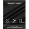 COOFANDY Mens Athletic Shorts 7″ Quick Dry Stretch Gym Workout Shorts | Classic 7 Inch Inseam, Functional Side Pockets and Back Zipper Pocket, Moisture Wicking, Active Fitness Training Sportswear(Black (1 Pack of 1))