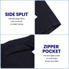 COOFANDY Mens Athletic Shorts 7″ Quick Dry Stretch Gym Workout Shorts | Classic 7 Inch Inseam, Functional Side Pockets and Back Zipper Pocket, Moisture Wicking, Active Fitness Training Sportswear(Dark Grey/Navy Blue)