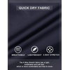 COOFANDY Mens Athletic Shorts 7″ Quick Dry Stretch Gym Workout Shorts | Classic 7 Inch Inseam, Functional Side Pockets and Back Zipper Pocket, Moisture Wicking, Active Fitness Training Sportswear(Dark Grey/Navy Blue)