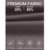 COOFANDY Men’s Casual Cotton Linen Shorts Elastic Waist Drawstring Shorts | Stretch Linen Chino, Lightweight Breathable, Flat Front, Phone Pockets, Regular Fit, 9 Inch Inseam, Summer Beach Vacation(Dark Grey)