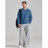 COOFANDY Mens Crewneck Sweatshirt Lightweight Casual Fall Winter Pullovers | Soft and Lightweight, Solid Color, Classic Fit, Gender-neutral, Home and Outdoor, Fall Winter(Navy)