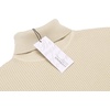 COOFANDY Mens Ribbed Slim Fit Knitted Pullover Casual Turtleneck Sweater | Premium anti-shrink knit turtleneck. Soft, warm & stretchy—perfect for casual, work or outdoor wear in fall/winter.(Light Apricot)