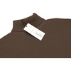 COOFANDY Mens Ribbed Slim Fit Knitted Pullover Casual Turtleneck Sweater | Premium anti-shrink knit turtleneck. Soft, warm & stretchy—perfect for casual, work or outdoor wear in fall/winter.(Dark Brown)