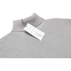 COOFANDY Mens Ribbed Slim Fit Knitted Pullover Casual Turtleneck Sweater | Premium anti-shrink knit turtleneck. Soft, warm & stretchy—perfect for casual, work or outdoor wear in fall/winter.(Grey)