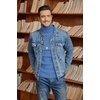 COOFANDY Mens Ribbed Slim Fit Knitted Pullover Casual Turtleneck Sweater | Premium anti-shrink knit turtleneck. Soft, warm & stretchy—perfect for casual, work or outdoor wear in fall/winter.(Light Blue)