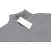 COOFANDY Mens Ribbed Slim Fit Knitted Pullover Casual Turtleneck Sweater | Premium anti-shrink knit turtleneck. Soft, warm & stretchy—perfect for casual, work or outdoor wear in fall/winter.(Medium Grey)