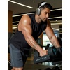 COOFANDY Mens Workout Tank Tops Cotton Cut Off Sleeveless Muscle Gym Shirts | Drop-Armhole Tank Top, Soft Breathable Cotton Fabric, Athletic Sleeveless Tee Shirt, Exercise Running Tank For Summer Beach(Black)