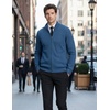 COOFANDY Mens Zip up Sweater Casual Knitted Cardigan Sweater Stand Collar | Textured Knitted, Two Deep Slanted Pockets, 2026 Fall Fashion, Soft Warm Sweater, Business Work Dress Long Sleeve Sweaters(Denim Blue)