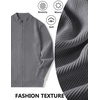 COOFANDY Mens Zip up Sweater Casual Knitted Cardigan Sweater Stand Collar | Textured Knitted, Two Deep Slanted Pockets, 2026 Fall Fashion, Soft Warm Sweater, Business Work Dress Long Sleeve Sweaters(Heather Grey)