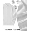 COOFANDY Mens Zip up Sweater Casual Knitted Cardigan Sweater Stand Collar | Textured Knitted, Two Deep Slanted Pockets, 2026 Fall Fashion, Soft Warm Sweater, Business Work Dress Long Sleeve Sweaters(Off-white)