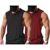 Black/Wine Red(2pcs)