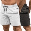 COOFANDY Mens Athletic Shorts 7″ Quick Dry Stretch Gym Workout Shorts | Classic 7 Inch Inseam, Functional Side Pockets and Back Zipper Pocket, Moisture Wicking, Active Fitness Training Sportswear(Dark Grey(no Lining)/White(2 in 1))