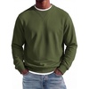 COOFANDY Mens Crewneck Sweatshirt Lightweight Casual Fall Winter Pullovers | Soft and Lightweight, Solid Color, Classic Fit, Gender-neutral, Home and Outdoor, Fall Winter(Army Green)
