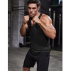COOFANDY Men’s 3 Pack Tank Tops Gym Workout Y-Back Sleeveless Muscle Shirts | Bodybuilding Loose Y Back Tank Top, Quicky Dry Oversized String Sleeveless Shirts,for Fitness/Casual/Running/Weight Lifting(Black/Black/Black)