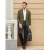 COOFANDY Men’s Casual Blazer One Button Sport Coat Slim Fit Lightweight Suit Blazer Jacket(Army Green)