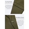 COOFANDY Men’s Casual Blazer One Button Sport Coat Slim Fit Lightweight Suit Blazer Jacket(Army Green)