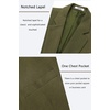 COOFANDY Men’s Casual Blazer One Button Sport Coat Slim Fit Lightweight Suit Blazer Jacket(Army Green)