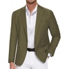 COOFANDY Men’s Casual Blazer One Button Sport Coat Slim Fit Lightweight Suit Blazer Jacket(Army Green)