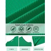 COOFANDY Mens Casual Tank Top V Neck Knit Jacquard Summer Sleeveless Shirts | Lightweight 3D Textured Tank,Perfect for Beach Vacation,Breathable and Stretchable,Resort Wear or Retro Street Style(Green)