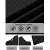 COOFANDY Mens Casual Tank Top V Neck Knit Jacquard Summer Sleeveless Shirts | Lightweight 3D Textured Tank,Perfect for Beach Vacation,Breathable and Stretchable,Resort Wear or Retro Street Style(Black)