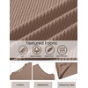 COOFANDY Mens Casual Tank Top V Neck Knit Jacquard Summer Sleeveless Shirts | Lightweight 3D Textured Tank,Perfect for Beach Vacation,Breathable and Stretchable,Resort Wear or Retro Street Style(Khaki)