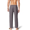 COOFANDY Men’s Cotton Linen Pants Casual Drawstring Dress Pants Beach Summer Lightweight Trousers(Dark Grey)