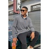 COOFANDY Mens Quarter Zip Pullover Sweater Mock Neck Sweatshirt Casual Polo | 1/4 zip pullover, Lightweight Fleece Lined, Comfortable, Durability Fabric, Classic Golf Hikking Polo Sweater, Fall & Winter(Light Grey)
