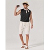 COOFANDY Men’s Sleeveless Shirts Cotton Workout Tank Tops Muscle Tee Shirt | Acid Wash Fabric, Lightweight and Soft Cut Off Shirt, Casual Summer Faishon Tank, Relaxed and Oversized Fit Sleeveless Top(Black)