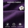 COOFANDY Men’s Sleeveless Shirts Cotton Workout Tank Tops Muscle Tee Shirt | Acid Wash Fabric, Lightweight and Soft Cut Off Shirt, Casual Summer Faishon Tank, Relaxed and Oversized Fit Sleeveless Top(Purple)