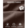 COOFANDY Men’s Sleeveless Shirts Cotton Workout Tank Tops Muscle Tee Shirt | Acid Wash Fabric, Lightweight and Soft Cut Off Shirt, Casual Summer Faishon Tank, Relaxed and Oversized Fit Sleeveless Top(Brown)
