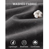 COOFANDY Men’s Sleeveless Shirts Cotton Workout Tank Tops Muscle Tee Shirt | Acid Wash Fabric, Lightweight and Soft Cut Off Shirt, Casual Summer Faishon Tank, Relaxed and Oversized Fit Sleeveless Top(Dark Gray)
