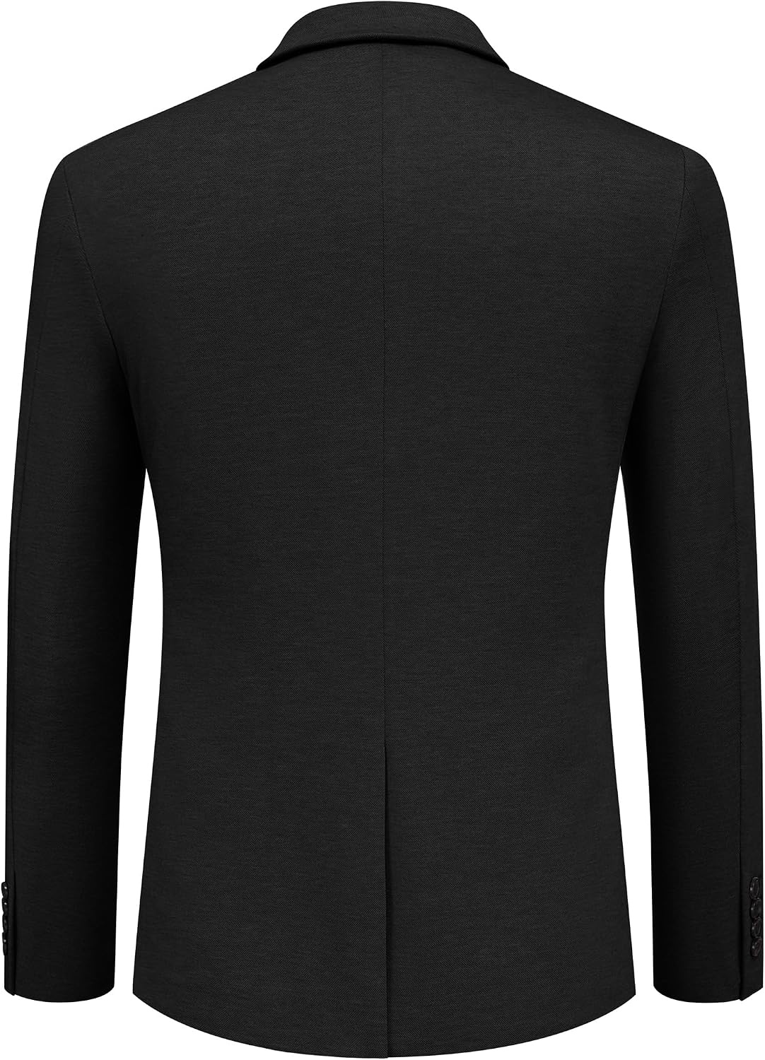 image:imageCOOFANDY Mens Sport Coats Casual Knit Blazer Two Button Suit Jacket Modern Slimfit Silhouette with Structured ShouldersStretch Comfort amp Versatile Style for WeddingsBusiness or Daily WearBlack