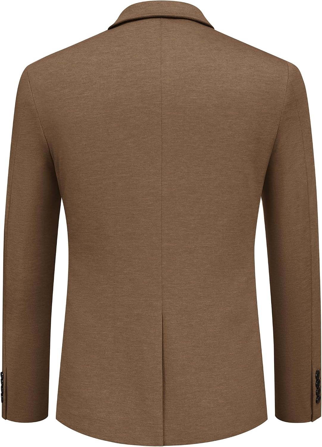 image:imageCOOFANDY Mens Sport Coats Casual Knit Blazer Two Button Suit Jacket Modern Slimfit Silhouette with Structured ShouldersStretch Comfort amp Versatile Style for WeddingsBusiness or Daily WearBrown