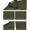 COOFANDY Men’s 2 Piece Casual Beach Set Button Down Shirt and Loose Pants | 2 Piece Linen Set,Lightweight,Casual Beach Wear,Vacation Walking Outfits,Faux Linen Texture(Army Green)