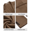 COOFANDY Mens Sport Coats Casual Knit Blazer Two Button Suit Jacket | Modern Slim-fit Silhouette with Structured Shoulders,Stretch Comfort & Versatile Style for Weddings,Business or Daily Wear(Brown)