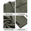 COOFANDY Mens Sport Coats Casual Knit Blazer Two Button Suit Jacket | Modern Slim-fit Silhouette with Structured Shoulders,Stretch Comfort & Versatile Style for Weddings,Business or Daily Wear(Olive Green)