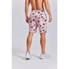 COOFANDY Mens Swim Trunks 7 inch Bathing Suit with Mesh Liner Swim Shorts | Quick Dry Fabric, Lightweight Stretch Material, Breathable Mesh Brief Liner, Swimming, Summer Beach Vacation, Mens Swimwear(Pink Coconut Tree)